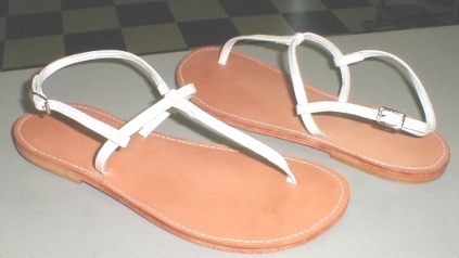 Sandy sandal — Larry Schupbach, Village Shoe Service